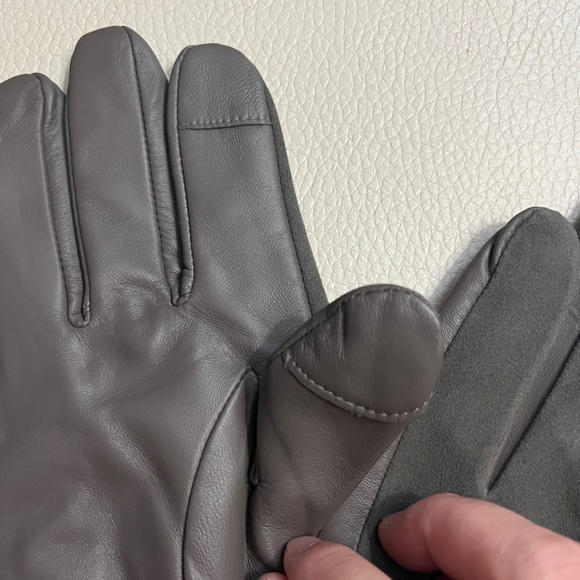 NWT - Zara Men’s Touchscreen Leather Gloves - Size L - Picture 3 of 8